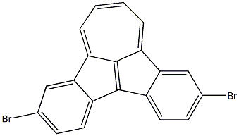 6,11-Dibromobenz[a]indeno[1,2,3-cd]azulene Struktur