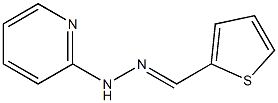 2-Thiophenecarbaldehyde 2-pyridinylhydrazone Struktur