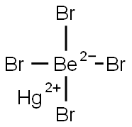 Mercury(II) tetrabromoberyllate Struktur