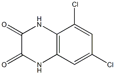 5,7-Dichloroquinoxaline-2,3(1H,4H)-dione Struktur