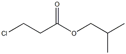 3-Chloropropionic acid 2-methylpropyl ester Struktur