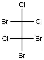 1,1,2-Trichloro-1,2,2-tribromoethane Struktur