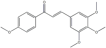 (E)-3,4,4',5-Tetramethoxychalcone Struktur