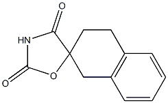 Spiro[tetralin-2,5'-oxazolidine]-2',4'-dione Struktur