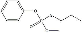 Thiophosphoric acid S-propyl O-phenyl O-methyl ester Struktur