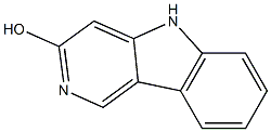 5H-Pyrido[4,3-b]indol-3-ol Struktur