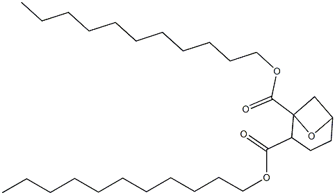 7-Oxabicyclo[3.1.1]heptane-1,2-dicarboxylic acid diundecyl ester Struktur