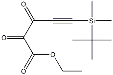 5-(tert-Butyldimethylsilyl)-2,3-dioxo-4-pentynoic acid ethyl ester Struktur