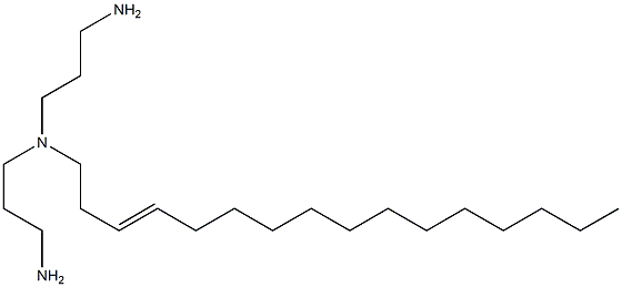 N,N-Bis(3-aminopropyl)-3-hexadecen-1-amine Struktur