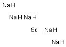 Scandium pentasodium Struktur