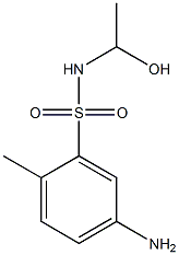 5-Amino-2-methyl-N-(1-hydroxyethyl)benzenesulfonamide Struktur