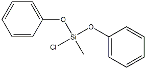 Chlorodi(phenoxy)(methyl)silane Struktur