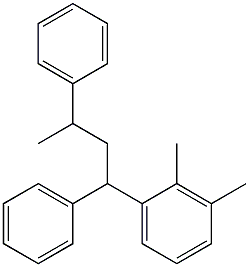 1-(2,3-Xylyl)-1,3-diphenylbutane Struktur