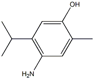 4-Amino-5-isopropyl-2-methylphenol Struktur