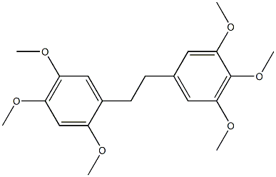 2,3',4,4',5,5'-Hexamethoxybibenzyl Struktur