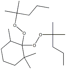 2,2,6-Trimethyl-1,1-bis(1,1-dimethylbutylperoxy)cyclohexane Struktur