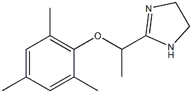 2-[1-(4-Methyl-2-methyl-6-methylphenoxy)ethyl]-2-imidazoline Struktur