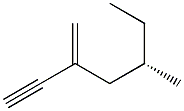 (S)-5-Methyl-3-methylene-1-heptyne Struktur