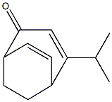 4-Isopropylbicyclo[3.2.2]nona-3,6-dien-2-one Struktur