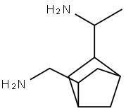 2-Aminomethyl-5-(1-aminoethyl)bicyclo[2.2.1]heptane Struktur