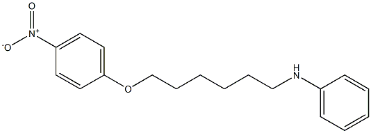 N-[6-(4-Nitrophenoxy)hexyl]aniline Struktur