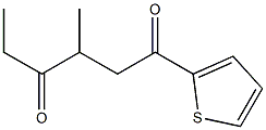 3-Methyl-1-(2-thienyl)-1,4-hexanedione Struktur