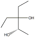 [S,(-)]-3-Ethyl-2,3-pentanediol Struktur