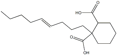 Cyclohexane-1,2-dicarboxylic acid hydrogen 1-(4-nonenyl) ester Struktur