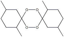 1,4,10,13-Tetramethyl-7,8,15,16-tetraoxadispiro[5.2.5.2]hexadecane Struktur