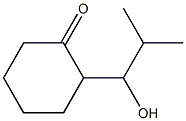 2-(1-Hydroxy-2-methylpropyl)cyclohexanone Struktur