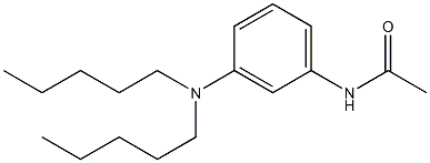 3'-(Dipentylamino)acetanilide Struktur