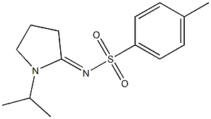 1-Isopropyl-2-(tosylimino)pyrrolidine Struktur