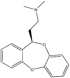 (R)-N,N-Dimethyl-11H-dibenzo[b,e][1,4]dioxepin-11-ethanamine Struktur