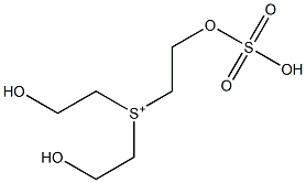 Bis(2-hydroxyethyl)[2-(sulfooxy)ethyl]sulfonium Struktur