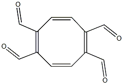 Cyclooctatetraene-1,2,5,6-tetracarbaldehyde Struktur