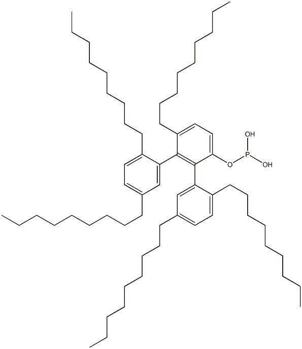 Phosphorous acid bis(2,5-dinonylphenyl)4-nonylphenyl ester Struktur