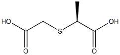 [S,(-)]-2-[(Carboxymethyl)thio]propionic acid Struktur