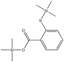 2-(Trimethylsilylthio)benzoic acid trimethylsilyl ester Struktur