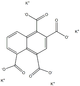 1,2,4,5-Naphthalenetetracarboxylic acid tetrapotassium salt Struktur