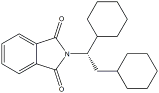 (-)-N-[(S)-1,2-Di(cyclohexyl)ethyl]phthalimide Struktur