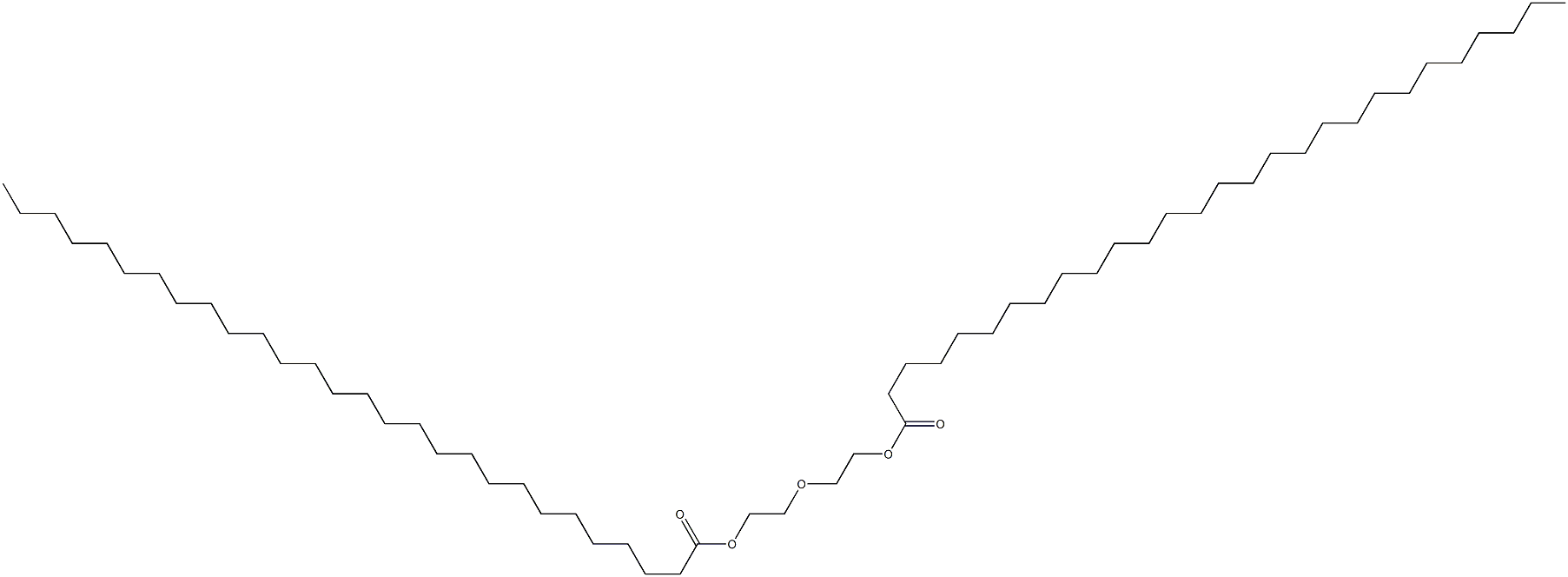 Bisoctacosanoic acid oxybisethylene ester Struktur
