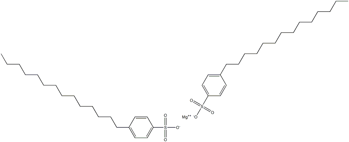 Bis(4-tetradecylbenzenesulfonic acid)magnesium salt Struktur