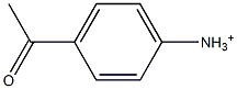 4-Acetylanilinium Struktur