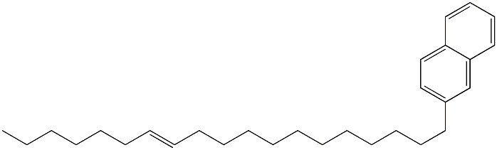 2-(12-Nonadecenyl)naphthalene Struktur