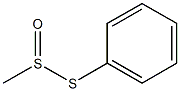 Methanesulfinothioic acid S-phenyl ester Struktur