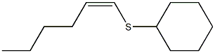 Cyclohexyl [(Z)-1-hexenyl] sulfide Struktur