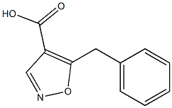 5-Benzylisoxazole-4-carboxylic acid Struktur