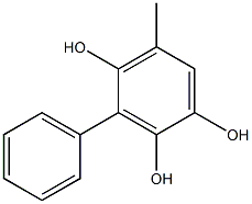 5-Methyl-3-phenyl-1,2,4-benzenetriol Struktur