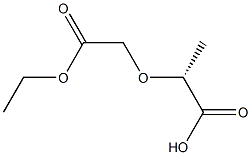 [R,(+)]-2-[(Ethoxycarbonylmethyl)oxy]propanoic acid Struktur