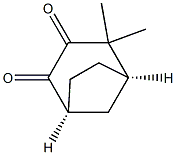 (1S,5R)-4,4-Dimethylbicyclo[3.2.1]octane-2,3-dione Struktur